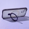 TelForceone Mag Ring dėklas, skirtas iPhone 15 Pro Max 6,7 violetinės spalvos inės spalvos