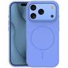 Dėklas Telforceone Silicone Thin Mag case for iPhone 17 Pro Max 6,9" / iPhone 18 Pro Max 6,9" sky mėlynas