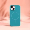 Dėklas Telforceone Silicone Thin Mag case for iPhone 12 / 12 Pro 6,1" turquoise