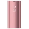 Telforceone Smart Clear View dėklas, skirtas Samsung Galaxy S23 FE rožinis