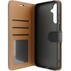 Telforceone Smart Luxe odinis dėklas, skirtas Samsung Galaxy A36 5G / A37 5G, juodas