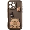 Dėklas Telforceone Ultra Trendy 3D case for iPhone 15 Pro 6,1" capybara