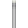 Devia kabelis audio Ipure EC618 jack 3,5 mm - jack 3,5 mm 1,0 m juodos spalvos