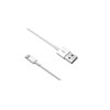 Devia kabelis Smart EC080 USB - Lightning 1,0 m 2,1A baltos spalvos