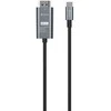 Devia kabelis Storm EC084 USB-C - HDMI 4K 60 Hz 2,0 m juodas