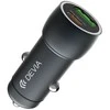 Canyon Devia automobilinis įkroviklis Extreme PD QC 3.0 30W + 18W 1x USB 1x USB-C pilkos spalvos
