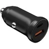 Devia car charger Smart Mini PD QC 3.0 30W 1x USB 1x USB-C baltas