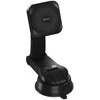 Devia automobilinis laikiklis magnetic EA473 with wireless inductive charger juodos spalvos 15W with suction cup