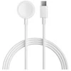 Devia belaidis įkroviklis Kintone USB-C 1,0 m baltos spalvos skirtas Apple Watch