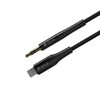 Devia kabelis audio Ipure EC619 Lightning - jack 3,5 mm 1,0 m juodos spalvos
