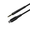 Devia kabelis audio Ipure EC619 Lightning - jack 3,5 mm 1,0 m juodos spalvos