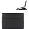 Devia nešiojamo kompiuterio / MacBook dėklas Ultra-Thin 13,3'' atsparus vandeniui PU leather juodos spalvos