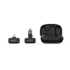 Devia microphone for smartphone USB-C wireless 2in1 juodas
