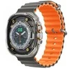 Devia apyrankė Deluxe Sport6 skirta Apple Watch 38mm/ 40mm/ 41mm pilkos spalvos oranžinės spalvos