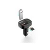 Devia siųstuvas FM Smart Bluetooth MP3 automobilinis įkroviklis PD 30W 1x USB-C 2x USB 3A juodas