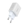 Devia sieninis įkroviklis Smart PD GaN 30W 1x USB-C 1xUSB baltas