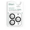 Etteri camera lens protector for iPhone 18 Pro / 18 Pro Max dark pilkas