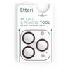 Etteri camera lens protector for iPhone 18 Pro / 18 Pro Max dark cherry