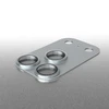 Etteri full camera lens guard for iPhone 18 Pro Max sidabrinis