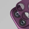 Etteri full camera lens guard for iPhone 18 Pro Max dark cherry