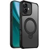 Dėklas Etteri Matt Mag Ring case for iPhone 17 Air juodas