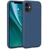 Dėklas Telforceone Etteri Silicone Apple iPhone 11 mėlynos spalvos