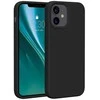 Dėklas Telforceone Etteri Silicone Apple iPhone 12 / 12 Pro 6,1" juodos spalvos