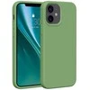 Dėklas Telforceone Etteri Silicone Apple iPhone 12 / 12 Pro 6,1" šviesiai žalios spalvos