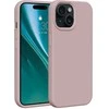 Dėklas Telforceone Etteri Silicone Apple iPhone 15 6,1" rožinės spalvos