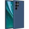 Dėklas Telforceone Etteri Silicone Samsung Galaxy S22 Ultra mėlynos spalvos
