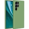 Dėklas Telforceone Etteri Silicone Samsung Galaxy S24 Ultra šviesiai žalios spalvos