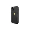 Apple iPhone 14 Plus Ferrari odinis dėklas Stamp Sides (FEHCP14MRBUK) juodos spalvos