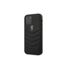 Ferrari Off Track Quilted dėklas iPhone 12 / 12 Pro, juodas