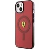 Apple iPhone 14 Ferrari dėklas Translucent Magsafe (FEHMP14SURKR) raudonos spalvos