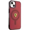 Apple iPhone 14 Ferrari dėklas Translucent Magsafe (FEHMP14SURKR) raudonos spalvos