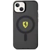 Apple iPhone 14 Ferrari dėklas Translucent Magsafe (FEHMP14SURKK) juodos spalvos