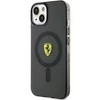 Apple iPhone 14 Ferrari dėklas Translucent Magsafe (FEHMP14SURKK) juodos spalvos