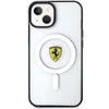 Apple iPhone 14 Plus Ferrari dėklas Outline Magsafe (FEHMP14MURKT) skaidrus