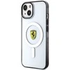 Apple iPhone 14 Plus Ferrari dėklas Outline Magsafe (FEHMP14MURKT) skaidrus