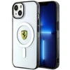 Apple iPhone 14 Plus Ferrari dėklas Outline Magsafe (FEHMP14MURKT) skaidrus