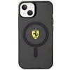 Apple iPhone 14 Plus Ferrari dėklas Translucent Magsafe (FEHMP14MURKK) juodos spalvos