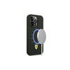 Dėklas Ferrari FESSIHMP14LBK iPhone 14 Pro 6,1"juodas hardcase Silicone Metal Logo Magsafe