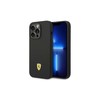 Dėklas Ferrari FESSIHMP14XBK iPhone 14 Pro Max 6.7" juoda/juodas hardcase Silicone Metal Logo Magsafe