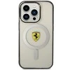 Apple iPhone 14 Pro Max Ferrari dėklas Outline Magsafe (FEHMP14XURKT) skaidrus