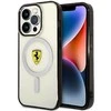 Apple iPhone 14 Pro Max Ferrari dėklas Outline Magsafe (FEHMP14XURKT) skaidrus