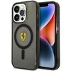 Apple iPhone 14 Pro Max Ferrari dėklas Translucent Magsafe (FEHMP14XURKK) juodos spalvos