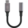 Forever adapter audio AJC-01 jack 3,5 mm - USB-C juodas