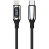 Forever LCD kabelis USB-C - Lightning 1,0 m 27W juodos spalvos