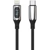 Forever LCD kabelis USB-C - Lightning 1,0 m 27W juodos spalvos