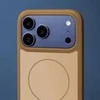 Dėklas Frame Thin Mag case for iPhone 16 Pro 6,3" ruda